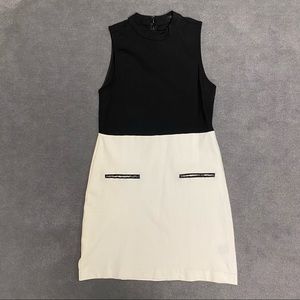Sanctuary Color Block Black & Ivory Dress 
Very Classy
Sleeveless